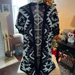 Open front Sweater wrap